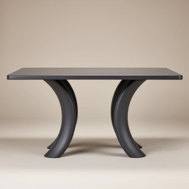 Symmetry and engineered curves of the base